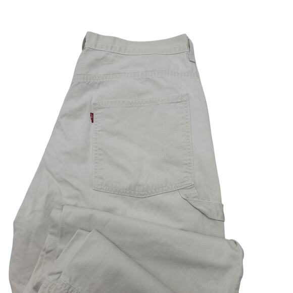 VIntage Levis cargo utility jean carpenter pants baggy loose slouchy - Picture 2 of 9